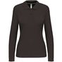 Kariban Polo manches longues femme dark_grey