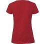fruit of the loom Ladies Iconic 195 ringspun premium T red