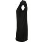 Build Your Brand Ladies Turtle Extended Shoulder Dress black