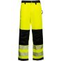 Korntex EOS Hi-Vis workwear trousers with printing areas Signal yellow / Black