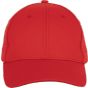 K-up Casquette en coton et polyester recyclés K-loop tracking-  6 panneaux red