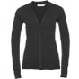 Russell Cardigan col V femme charcoal_marl