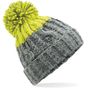 Beechfield Bonnet Après light_grey/citron