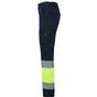 Velilla Pantalon multipoches bicolore haute visibilité navy/fluo_yellow