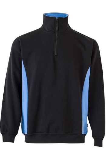 Image produit Sweat bicolore zippé