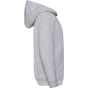 fruit of the loom Kids classic hooded sweat heather_grey