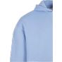 Build Your Brand Fluffy Hoody Powder blue