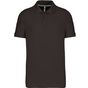 kariban Polo manches courtes homme - dark_grey - L