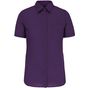Kariban Judith - Chemise manches courtes femme - purple - M