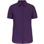 kariban Judith - Chemise manches courtes femme - purple - M