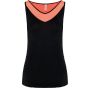 ProAct Débardeur de padel bicolore femme black/coral