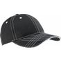 k-up Casquette fashion - 6 panneaux  black/white