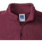 Russell Athletic Ladies´ Full Zip Outdoor Fleece burgundy