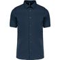 Kariban Chemise coton / élasthanne manches courtes navy
