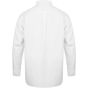 Henbury Men's classic long sleeved oxford shirt white
