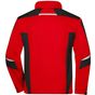 James&Nicholson Workwear Softshell Jacket -STRONG- red/black