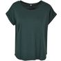 Build Your Brand Ladies Long Slub Tee bottle_green