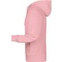 James&Nicholson Men´s Zip-Hoody rose_melange