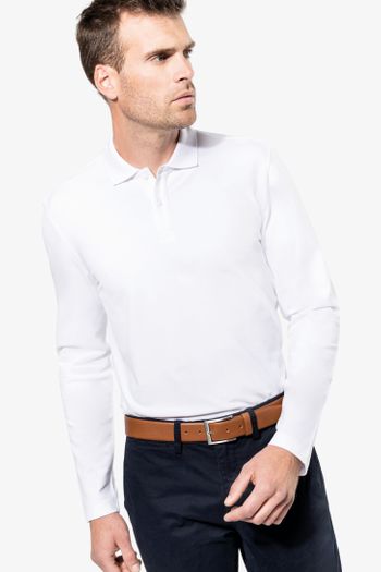 Image produit Polo Supima® manches longues homme