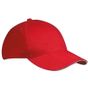 Myrtle Beach 5 Panel Sandwich Cap red/white
