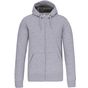 Kariban Sweat-shirt zippé capuche unisexe oxford_grey