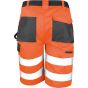 Result Safety cargo shorts fluorescent_orange