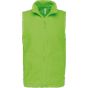 Kariban Bodywarmer micropolaire homme lime
