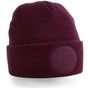 Beechfield Bonnet à patch rond burgundy