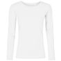 Xo by Promodoro Women´s Roundneck T-Shirt Longsleeve white