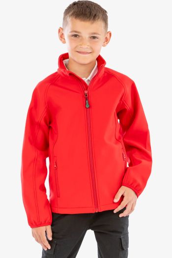 Image produit Recycled 2-layer printable junior youth softshell jacket