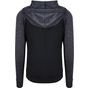 AWDis Just Cool Men's Cool Contrast Zoodie black/black_slate_melange