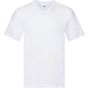 fruit of the loom Original V-Neck T white