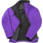 Result Mens printable softshell with recycled fleece inner purple/black