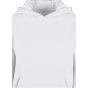 Build Your Brand Ladies Fluffy Hoody White