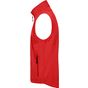 James&Nicholson Men´s Softshell Vest red