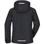 James&Nicholson Ladies´ Rain Jacket black/silver