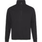 AWDis Just Hoods Sophomore 1/4 zip sweat deep_black