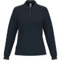 iDeal Basic Brand Polo piqué LSL femme 200 ideal_navy