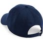 Beechfield Casquette à 5 panneaux en coton biologique navy