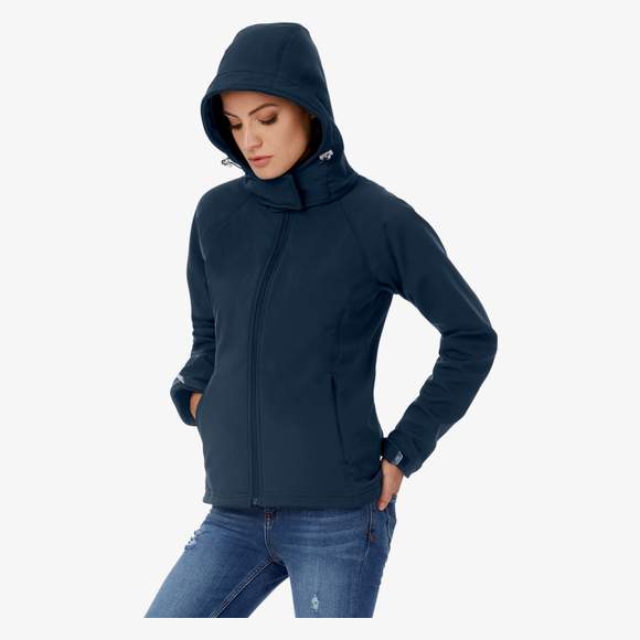 Hooded Softshell Women B&C Collection