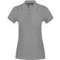 Kariban Polo manches courtes femme oxford_grey/navy/white