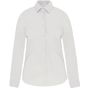 Kariban Chemise coton / élasthanne manches longues femme white