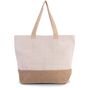 kimood Sac de shopping fourre-tout esprit rustique rustic_natural/natural