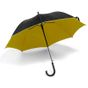 L-merch Automatic Umbrella black/yellow