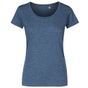 Xo by Promodoro Women´s Deep Scoop T-Shirt heather_navy