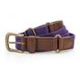 Asquith & Fox Ceinture en toile et similicuir purple