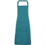 Premier Tablier bavette avec poche Colours Collection teal