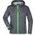 James&Nicholson Ladies´ Outdoor Jacket iron_grey/green