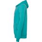 Bella Unisex sponge fleece full-zip hoodie teal