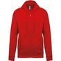Kariban Sweat-shirt zippé capuche  red